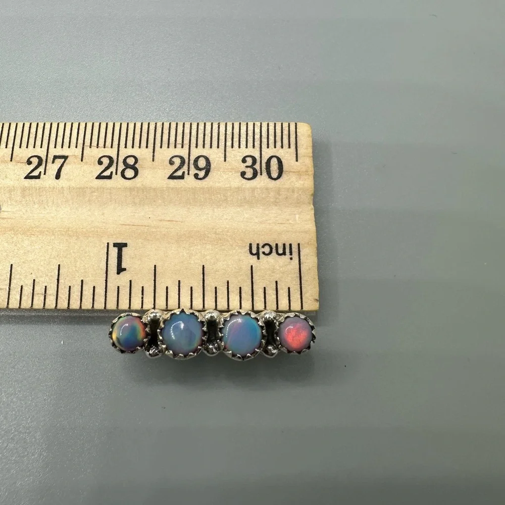 ⌚Aurora Opal Sterling Silver 925 Watch Band Charm Apple iWatch